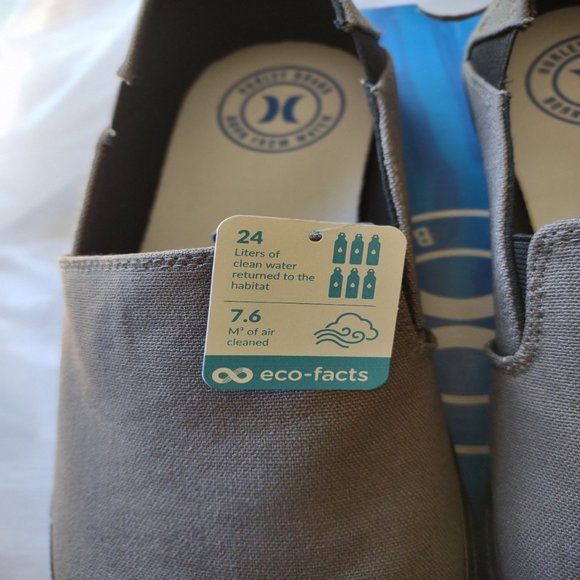 HURLEY Hobart Men's KD Slip-on Sneakers Size 12 NEW IN BOX - Picture 11 of 12